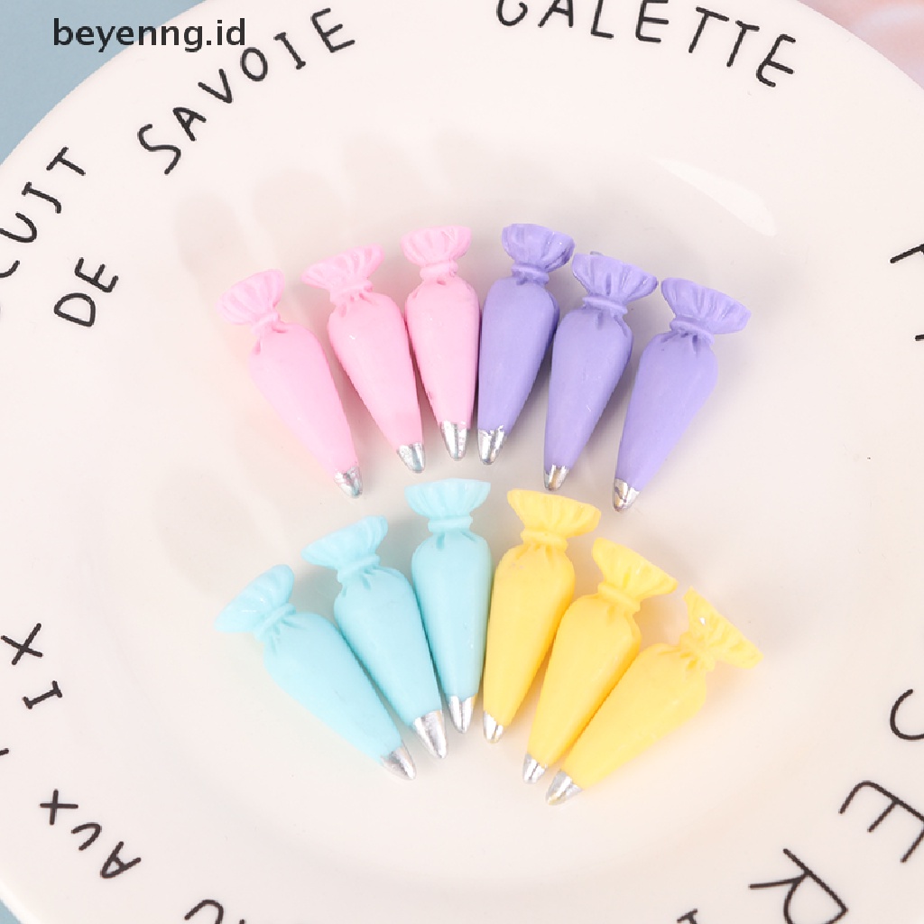 Beyen 10pcs Miniatur Tas Kue Kering Rumah Boneka Pretend Play Makanan Boneka Untuk Dekorasi Dapur ID