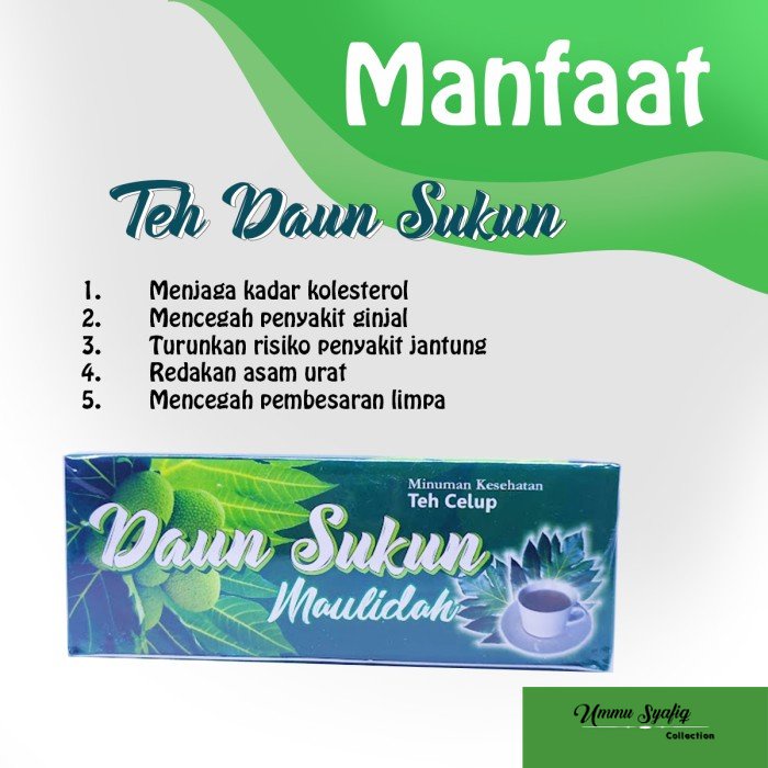 

teh celup daun sukun / teh cuci ginjal / teh detoks racun 20 kantong