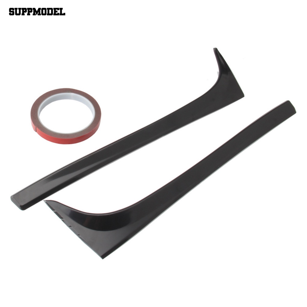 Suppmodel 1pasang Mobil Dekorasi Body Spoiler Mobil Side Rear Splitter Self-adhesive Untuk VW Golf7 MK7 2014-2018