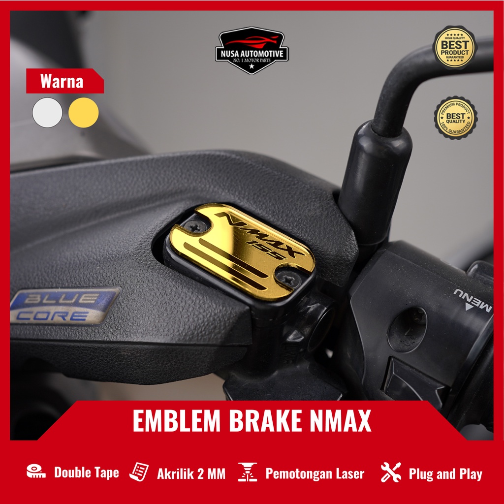 Emblem garnish minyak rem nmax aerox adv pcx beat scoopy vario genio