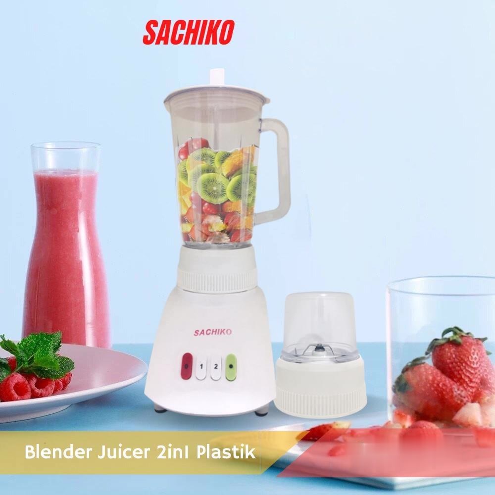 Blender Juicer Sachiko Elektronik 2 IN 1 Kapasitas 1,2 BL-T3 GN