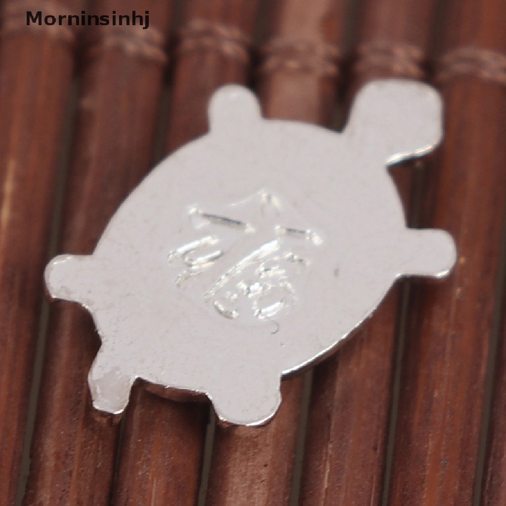 Mornin 10Pcs Feng Shui Golden Money Turtle Kura Keberuntungan Jepang Menjaga Prayin id