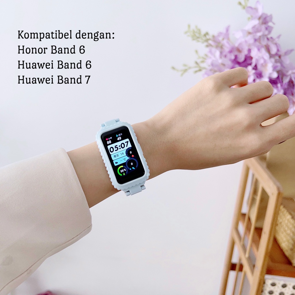Full Protective Strap for Huawei Band 6 7 8 9 10 Candy Band for Honor Band 6