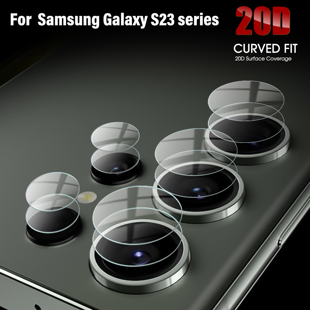 1set Film Lensa Lingkaran Kompatibel Dengan Samsung Galaxy S23 Series/Stiker Lensa Kaca Fleksibel/Pelindung Lensa Ponsel Untuk S23+/ S23 Ultra/S20 FE/Z Fold2/Aksesoris Telepon