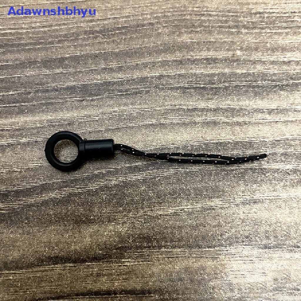 Adhyu Gesper Tali Hitam Kecil DIY Aksesoris Shell Ponsel Lanyard Universal ID
