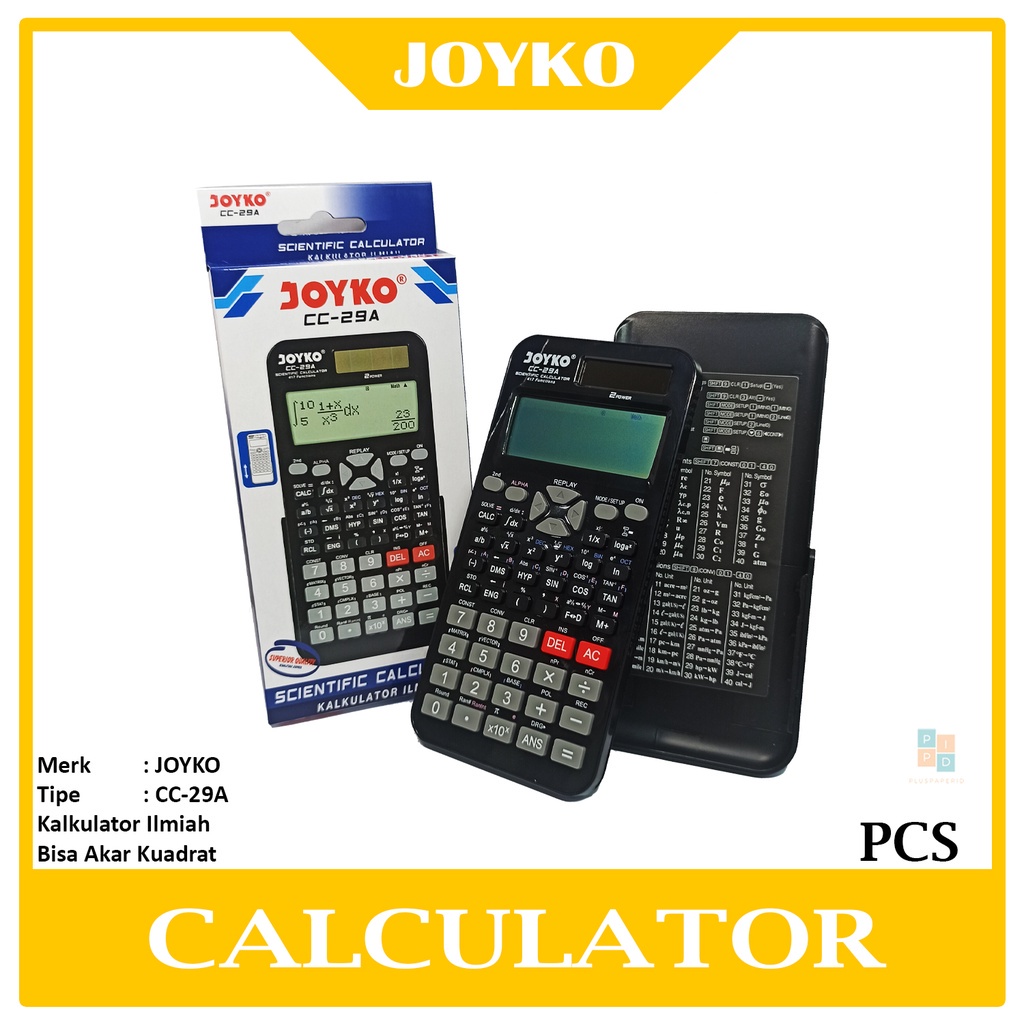 

JOYKO - Calculator CC - 29 A - Kalkulator Ilmiah - Pcs