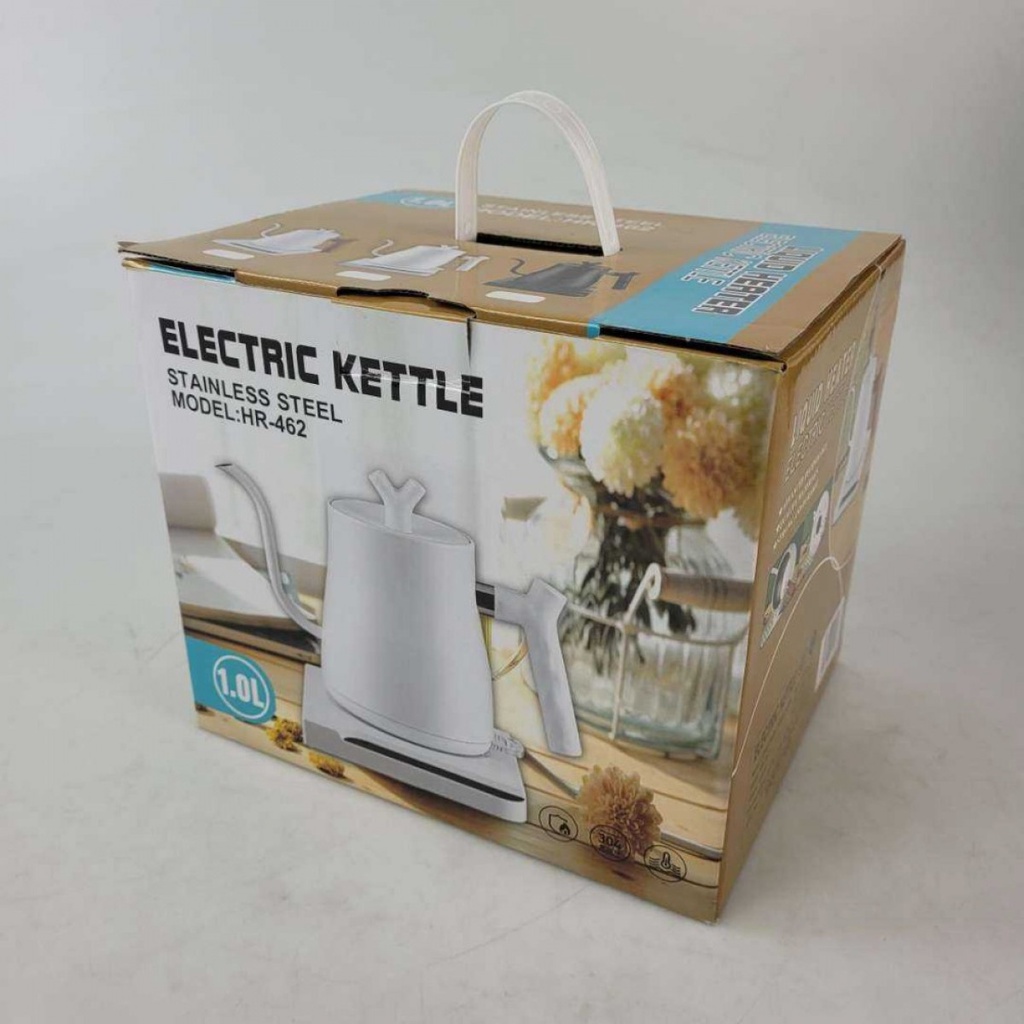 Teko Listrik Heater Base Pemanas Air Electric Kettle Leher Angsa 1000W