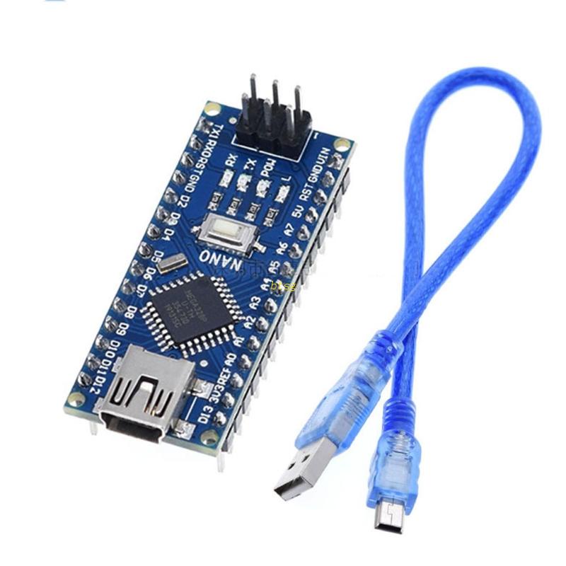 Btsg Untuk Nano V-3.0 ATmega328P CH340G Micro-controller Board 5V 16M Mini USB Untuk Ar-d