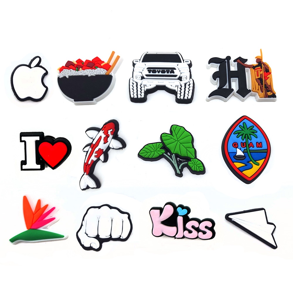 Kartun Pesona Sepatu crocs jibbitz Untuk Bakiak Gelembung Slide Sandal, PVC Dekorasi Sepatu Aksesoris Untuk Hadiah Ulang Tahun Souvenir Pesta