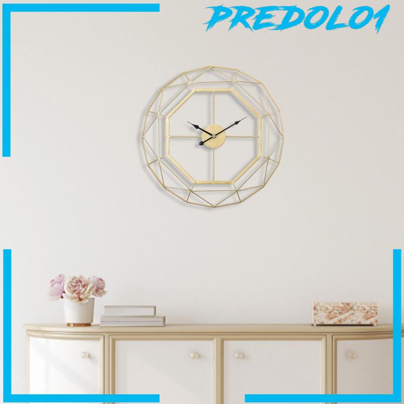 [Predolo1] Jam Dinding Besar Ornamen Non Detak Nordic Untuk Dapur Apartemen Lorong