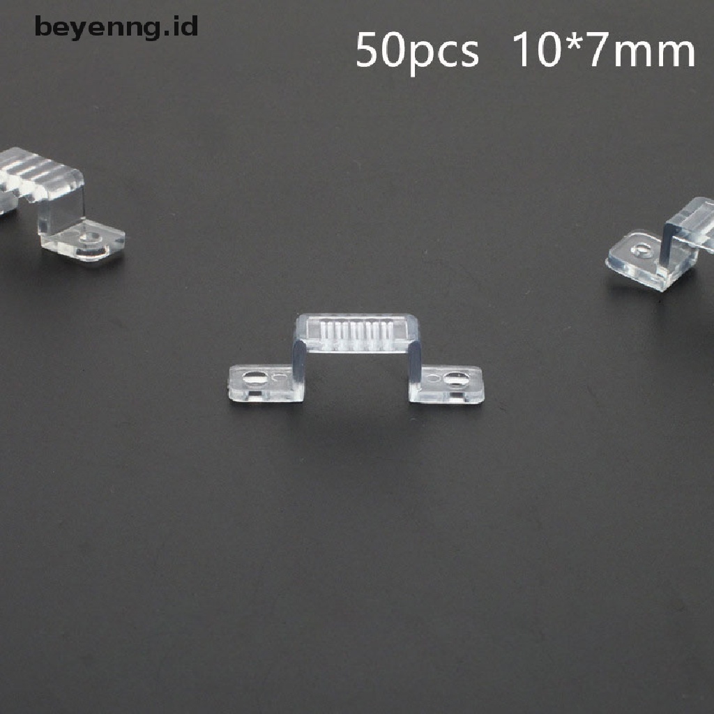 Beyen Klip Pengikat Lampu Strip LED Flexible Moung Fixer Untuk Memperbaiki LED Strip Clip ID