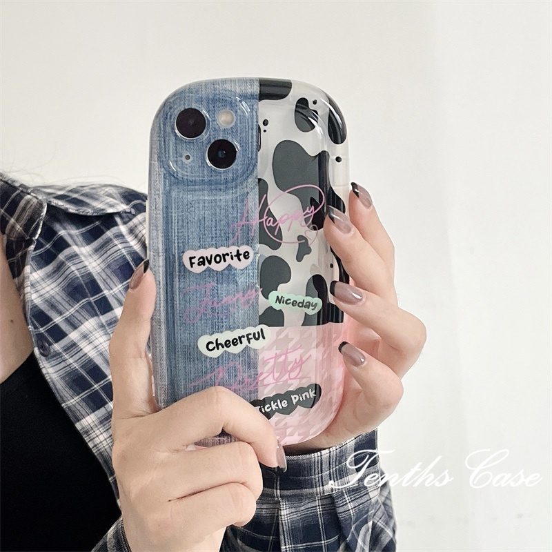 Casing Realme C53 C55 10 C35 C33 C31 C30 C25Y C21Y C25 C25s C20 C17 C15 C12 C11 7 9i 5 5s 5i 6i Narzo 50A Prime 50iMilk Jahitan Denim Casing Handphone Soft Cover