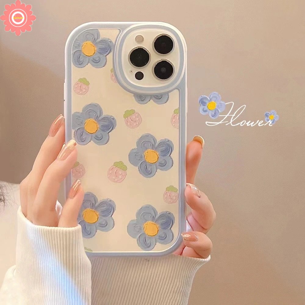 Ins Fresh Flowers Phone Case Untuk Infinix Hot10 9 11 Play Hot 10s 10T 11s Hot 10 Lite Smart5 6 Note8 Floral Lembut TPU Shockproof Gadis Bunga Casing Cover