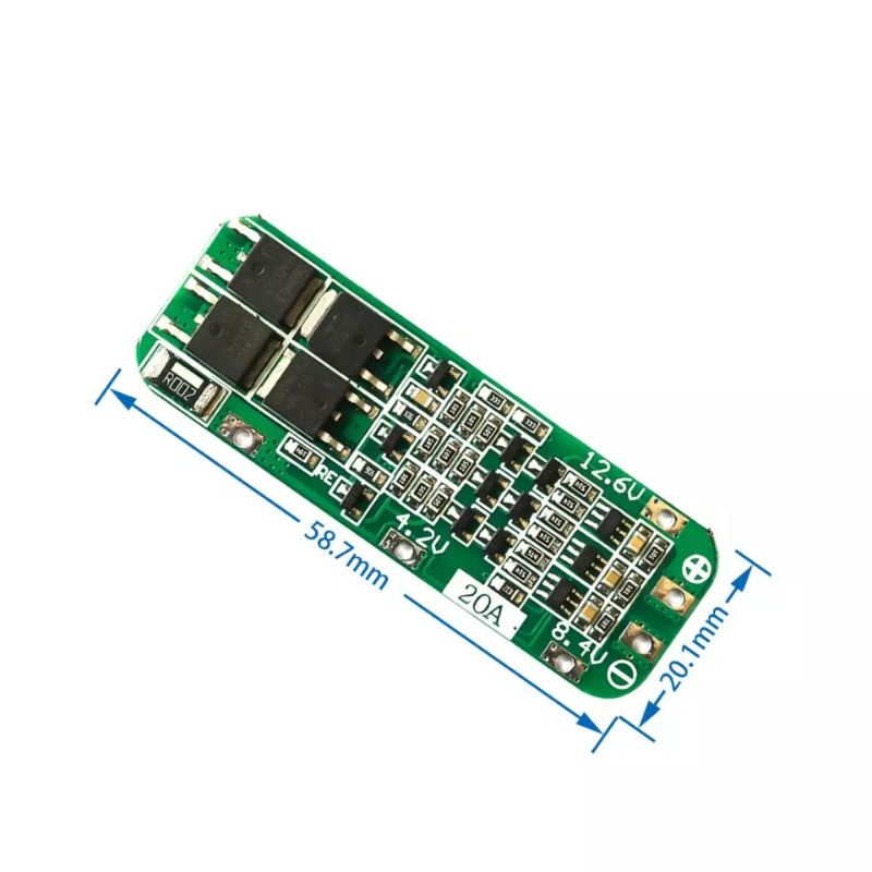 BMS 3S 12V 10A 20A BATERAI PROTECTION CHARGER 18650 LITHIUM