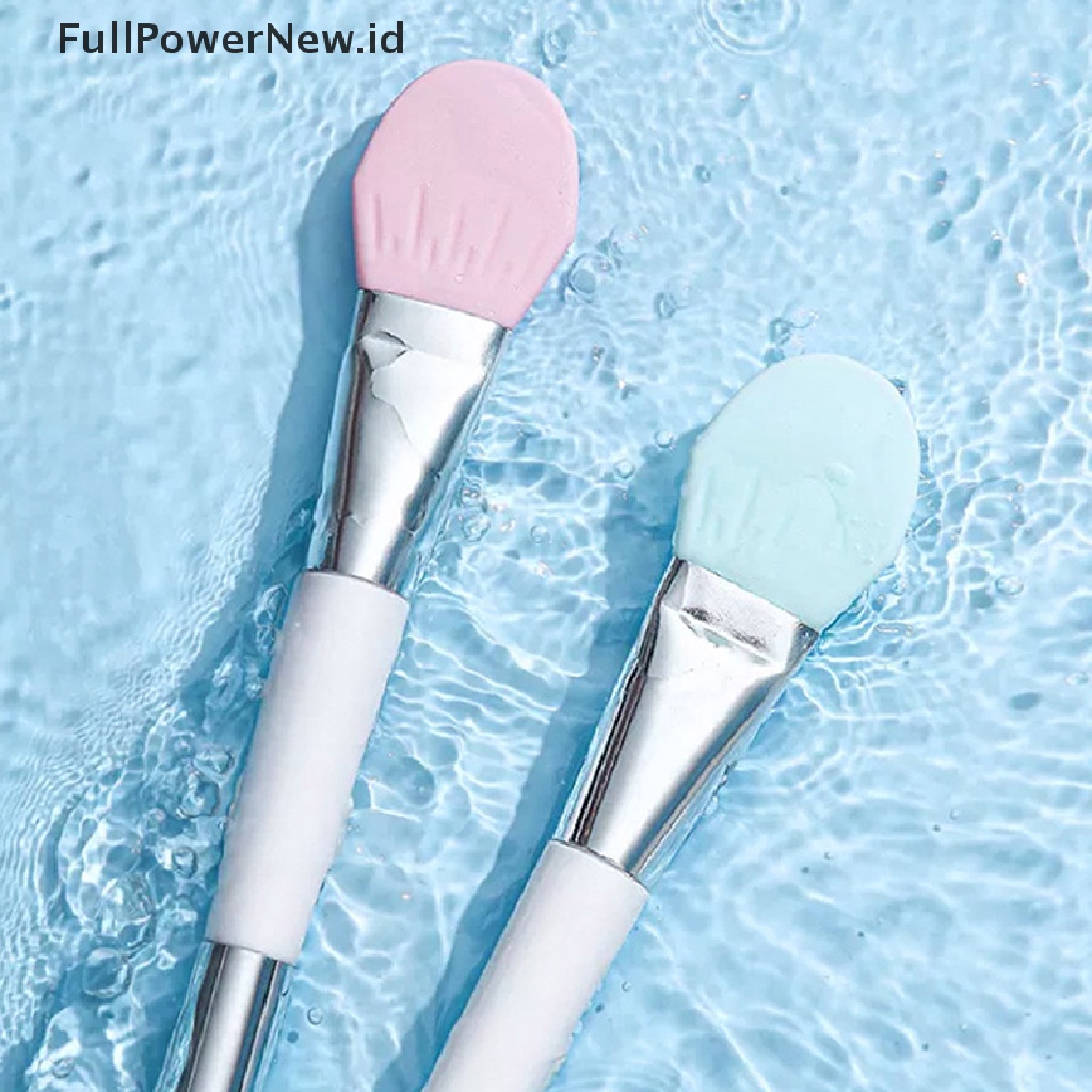 Power 2In1 Double Ended Facial Face Mud Mixing Brush Alat Kecantikan Kuas Masker Silikon ID