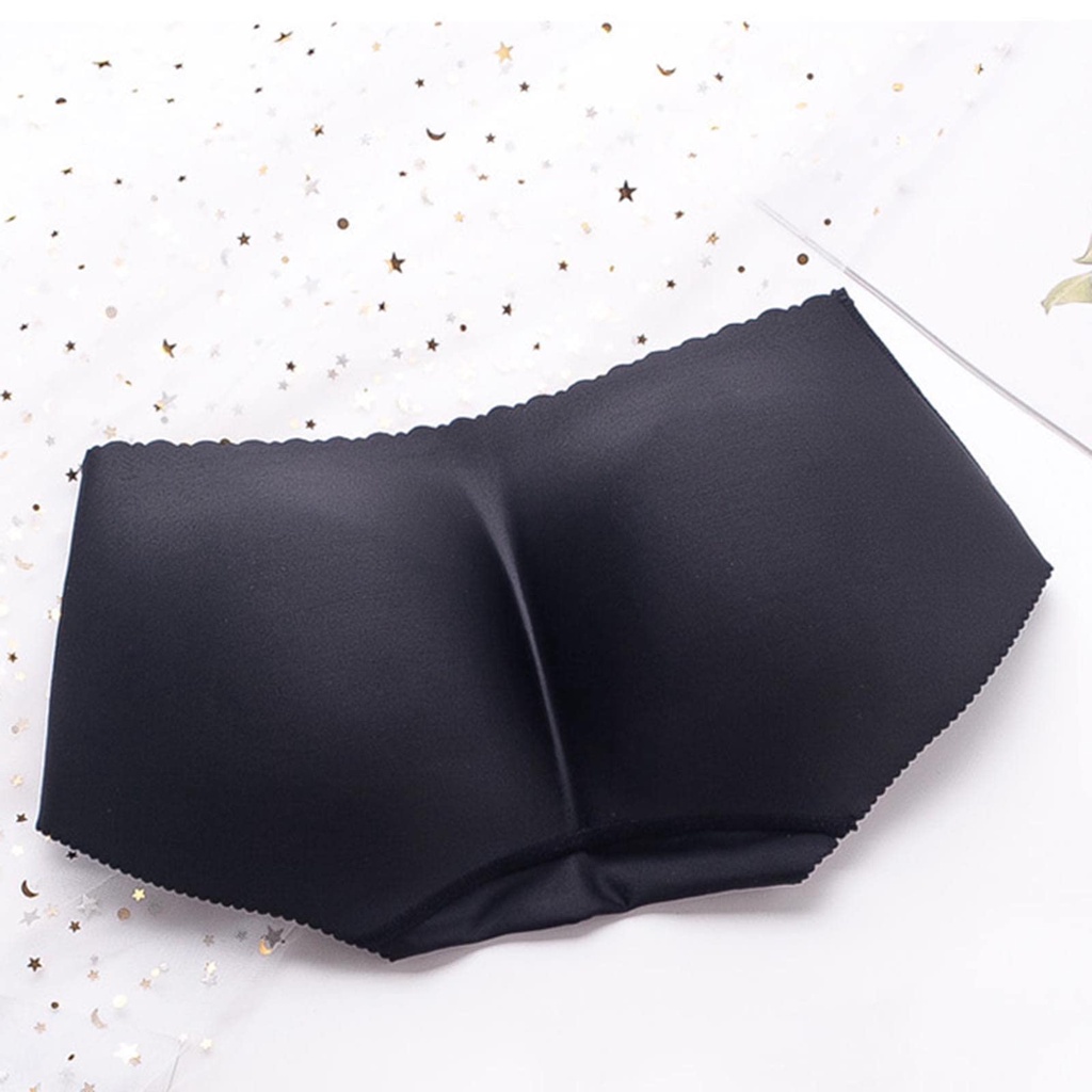 Celana Dalam Push Up Pengangkat Bokong Bahan Mesh / CD Pantat Palsu Segiempat Bigger Bottom With Pad Butt Lift