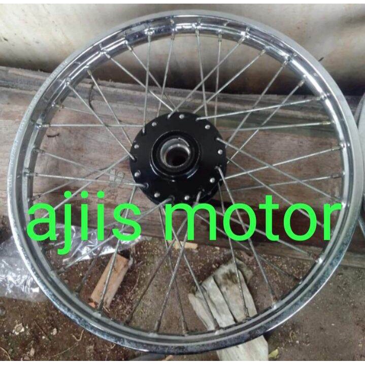 velg pelek jari-jari DEPAN YAMAHA VEGA NEW VEGA ZR