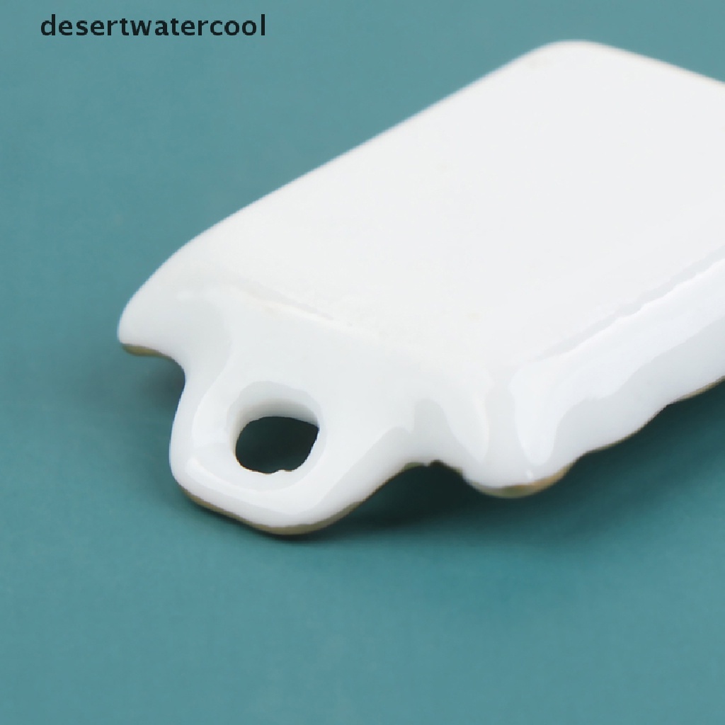 Deid 1pcs1per12rumah Boneka Miniatur Keramik Makanan Tray Piring Piring Aksesoris Dapur Martijn