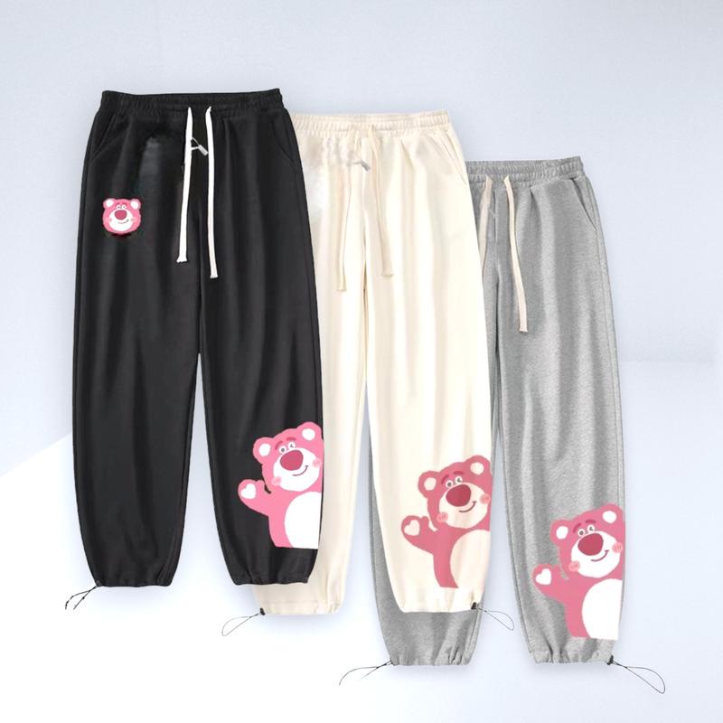 JOGGER LOTSO SPORTY SABLON PREMIUM Celana Panjang Cute Korean Style Wanita Model Kekinian Fashion Santai Harian Outfit Ootd Cewek Remaja Ala Korea