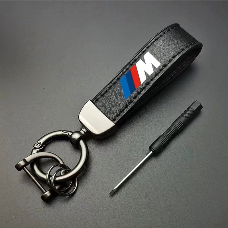 Bmw Gantungan Kunci Mobil Bahan Kulit Bermutu Tinggi High Quality Key Chain Untuk M Performance E46 E39 E60 E90 E92 E91 E84 E85 F20 F40 F30 F10 F45 F48Lci F15 F25 G01 G02 G05 G20 G30 G32 Aksesoris