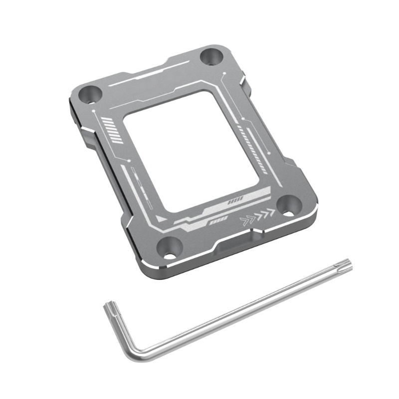 Btsg CPU Bending Koreksi Memperbaiki Gesper Backplane Bracket Untuk LGA 1700integral12 Generation CNC- Aluminium-Alloy Frame