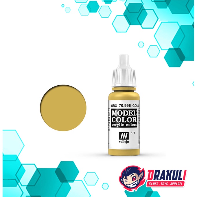 Vallejo Model Color Model Kit Paint - Gold 172