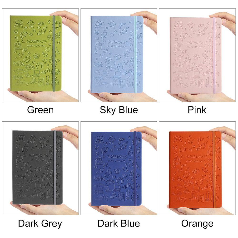 R-flower A5 Notebook Soft Skin Stationery Bandage Notebook Graffiti Diary Tangan Akun Buku