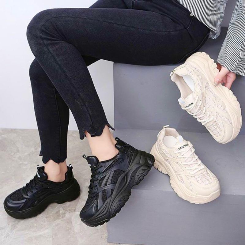 COD BAYAR DITEMPAT &gt;&gt;&gt; 20092 Sepatu Wanita Sneakers Kasual
