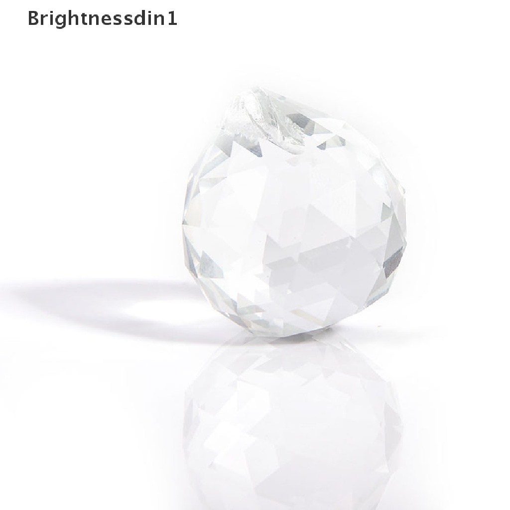 [Brightnessdin1] 20 /30/40mm Kaca Bola Kristal Prisma Lampu Gantung Pendant Lighg Ball Dekorasi Rumah Butik