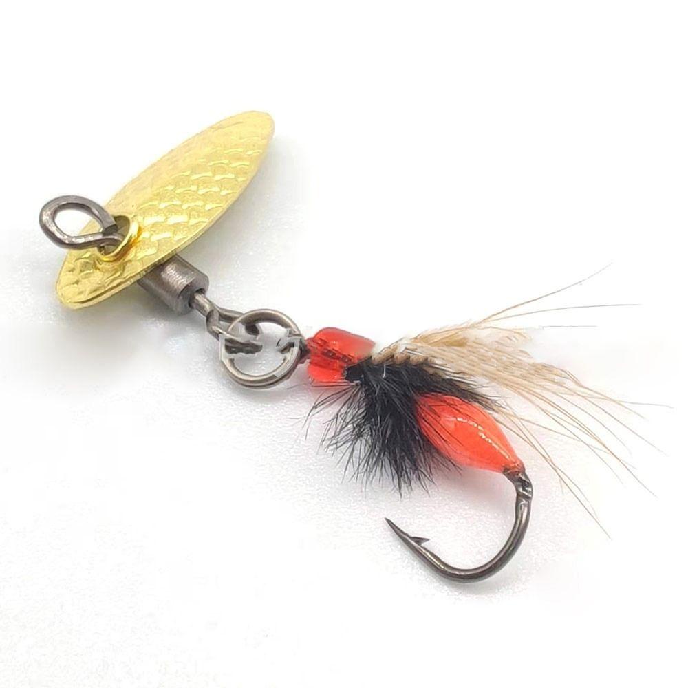 TOP 6 Pcs Umpan Pancing Fly Trout Baru Buatan Serangga Engkol Swimbaits Coklat Caddis