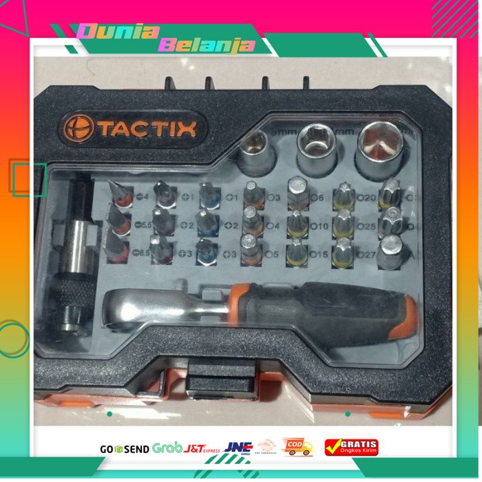 Tactix Set Kunci Sok Mini 28 Pcs