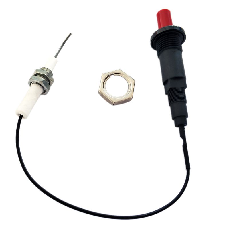 Btsg Piezo Spark Ignition Set Dengan Kabel 30cm Propane Push Button Piezo Igniter Kit