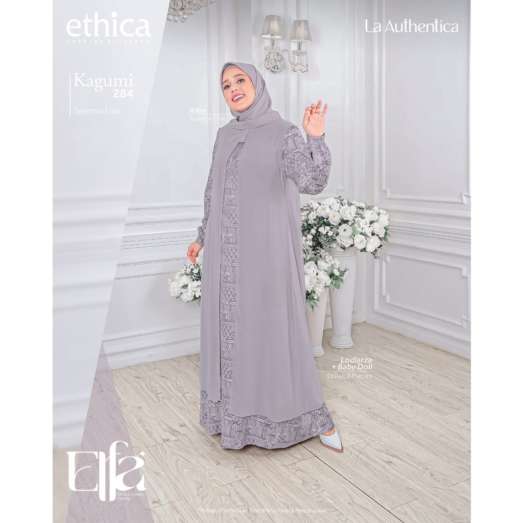 [Terbaru] Gamis Ethica Kagumi 284 Couple 168 Ready