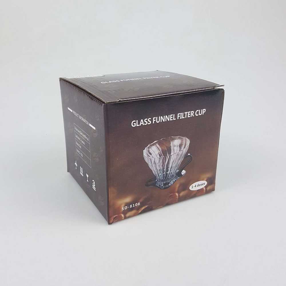 (BISA COD) FTIHSHP SELUNA Gelas Filter Penyaring Kopi V60 Cone Coffee Dripper Filter - SD-8106