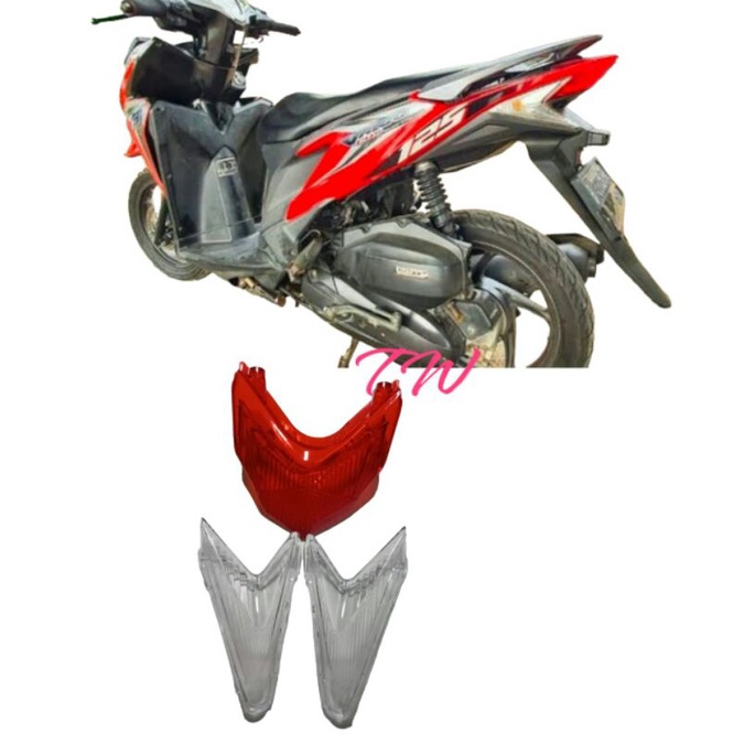 mica lampu stop+sen belakang vario techno 125