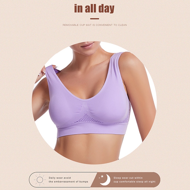 ANGEL MOMMY SPORTS BRA TANPA KAWAT GYM YOGA OLAHRAGA BH JUMBO S6