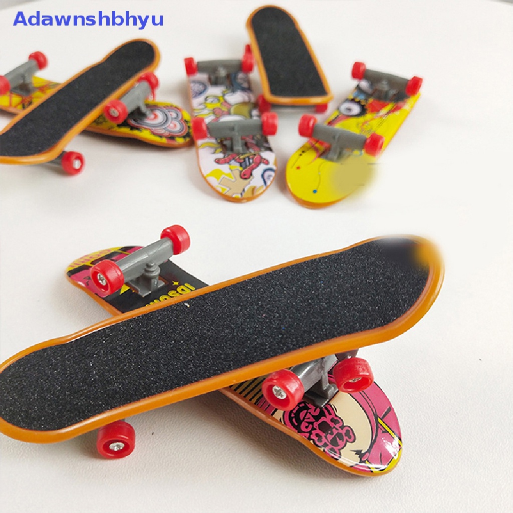 Adhyu Fingerboard Creative Fingertips Skateboard Mainan Skuter Skate Jari Plastik ID