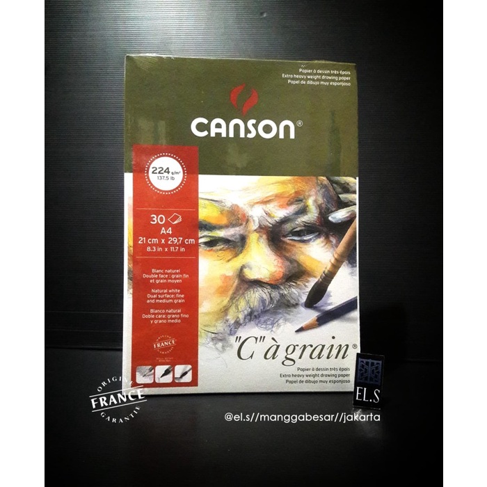 

Canson C A Grain A4 224 GSM