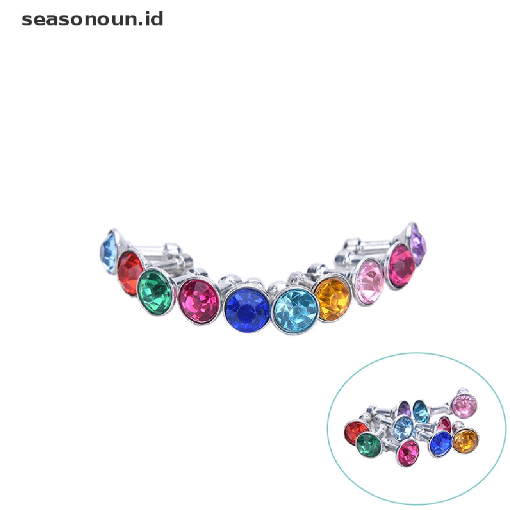 Seasonoun 10X Anti Debu Kristal Cap Earphone Jack Plug Stopper Untuk Ponsel10 * 3.5MM,.