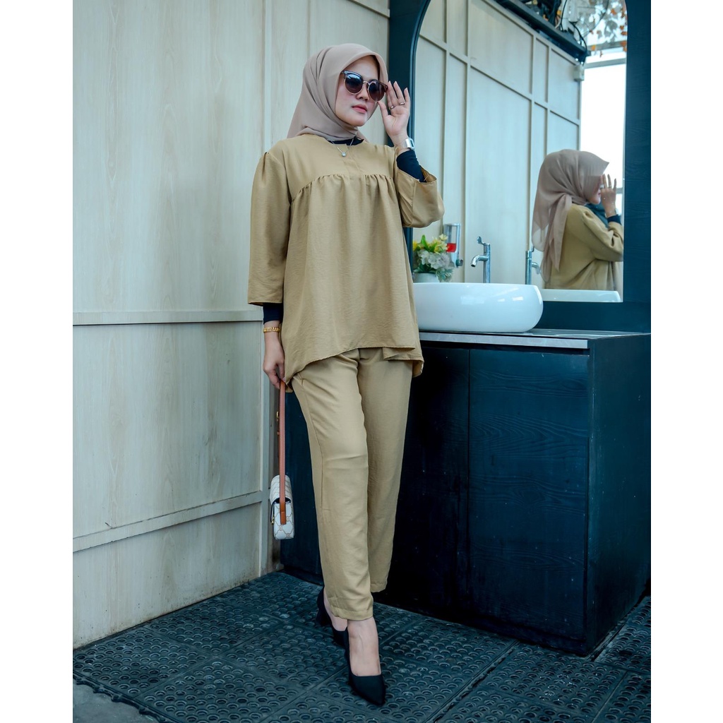 AVE Sonia Set / Oneset Polyester Lengan Panjang