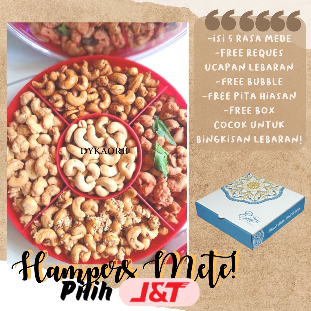 

Hampers puasa lebaran giftbox box kado bingkisan parsel mete mede mette by Dykaorii