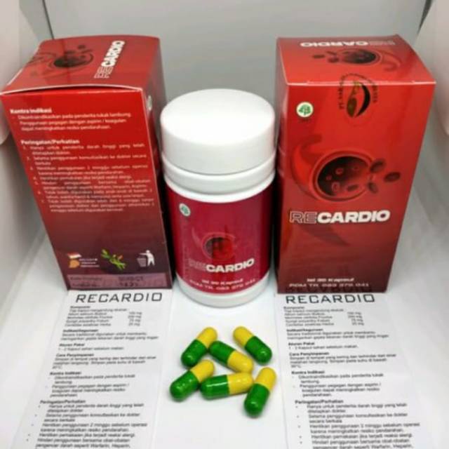 

RECARDIO ASLI , Obat Hipertensi , Diabetes , Kolestrol Original BPOM