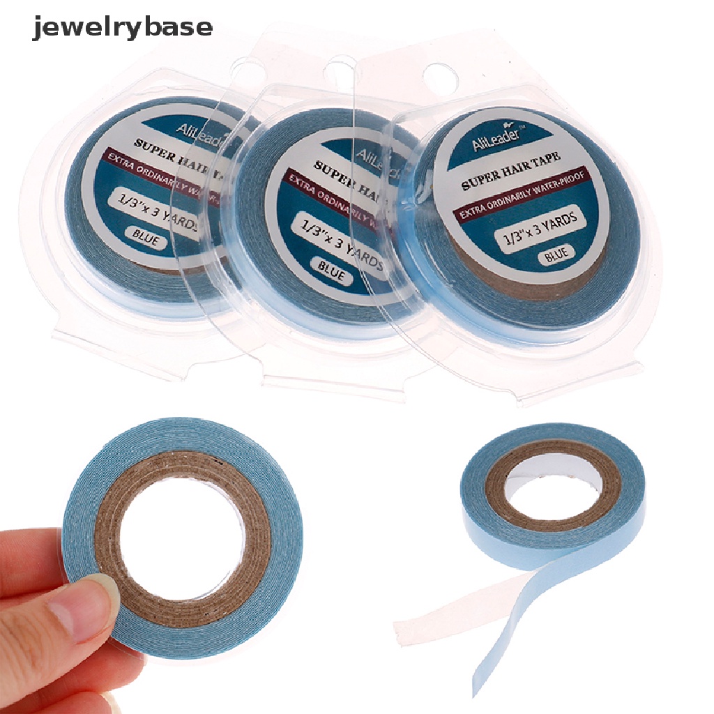 [jewelrybase] Tape Wig Ultra Hold Tahan Air Untuk Ekstensi, Rambut Palsu Super Lem Perekat Butik