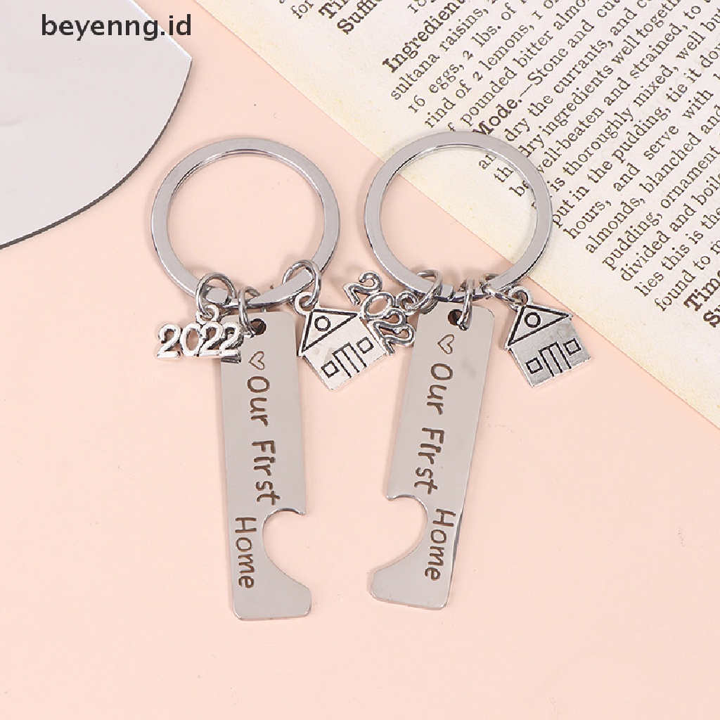 Beyen Our First Home House Keyring 2022 Couples Housewarming Gifts Lovely Gift ID