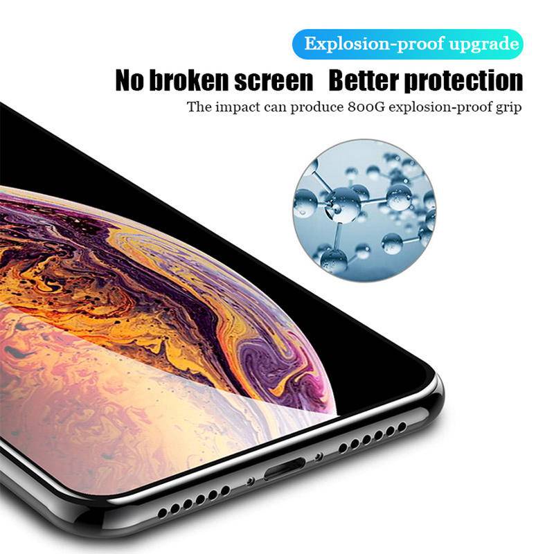 3pcs Full Cover Tempered Glass Untuk Iphone14 13 12 11 Pro MAX Plus Mini Pelindung Layar Untuk iPhone X XS MAX XR 7 8 6 6S Plus SE 2022 2020 14Plus 13Mini 12Mini Kaca