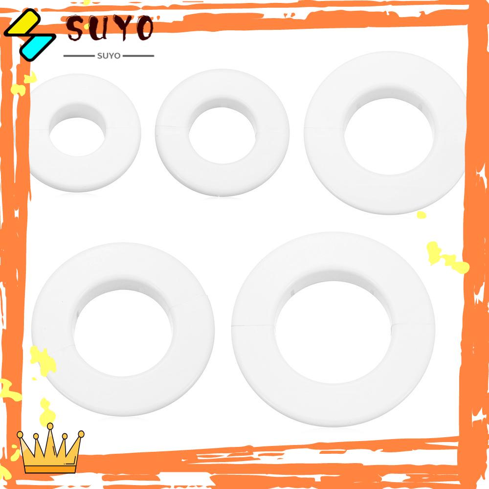 Suyo Faucet Decorative Cover Shower Penutup Flange Dapur Wall Flange Aksesoris Keran Plastik