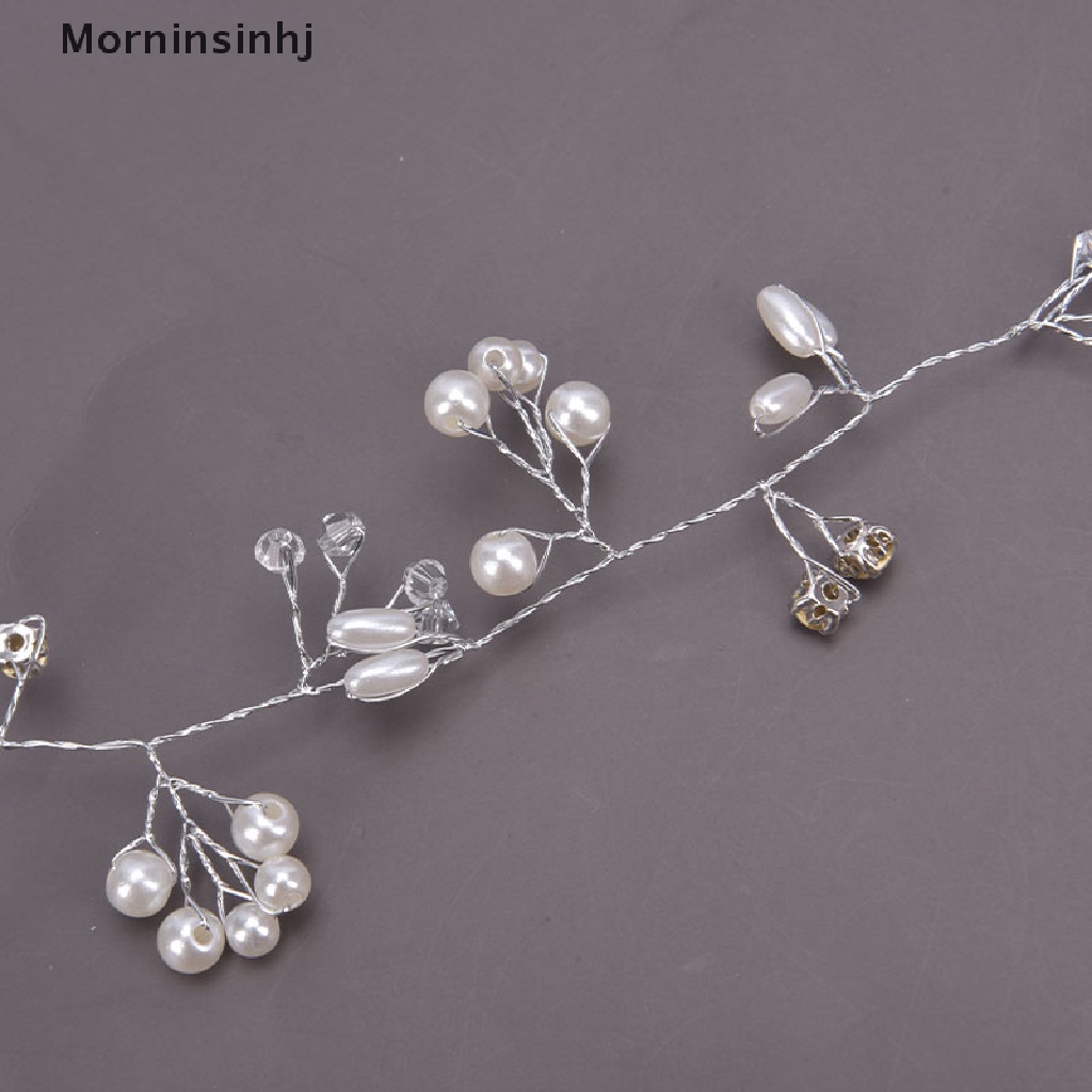 Mornin Mutiara Pernikahan Rambut Aksesoris Pengantin Headband Women Hair Jewelry id