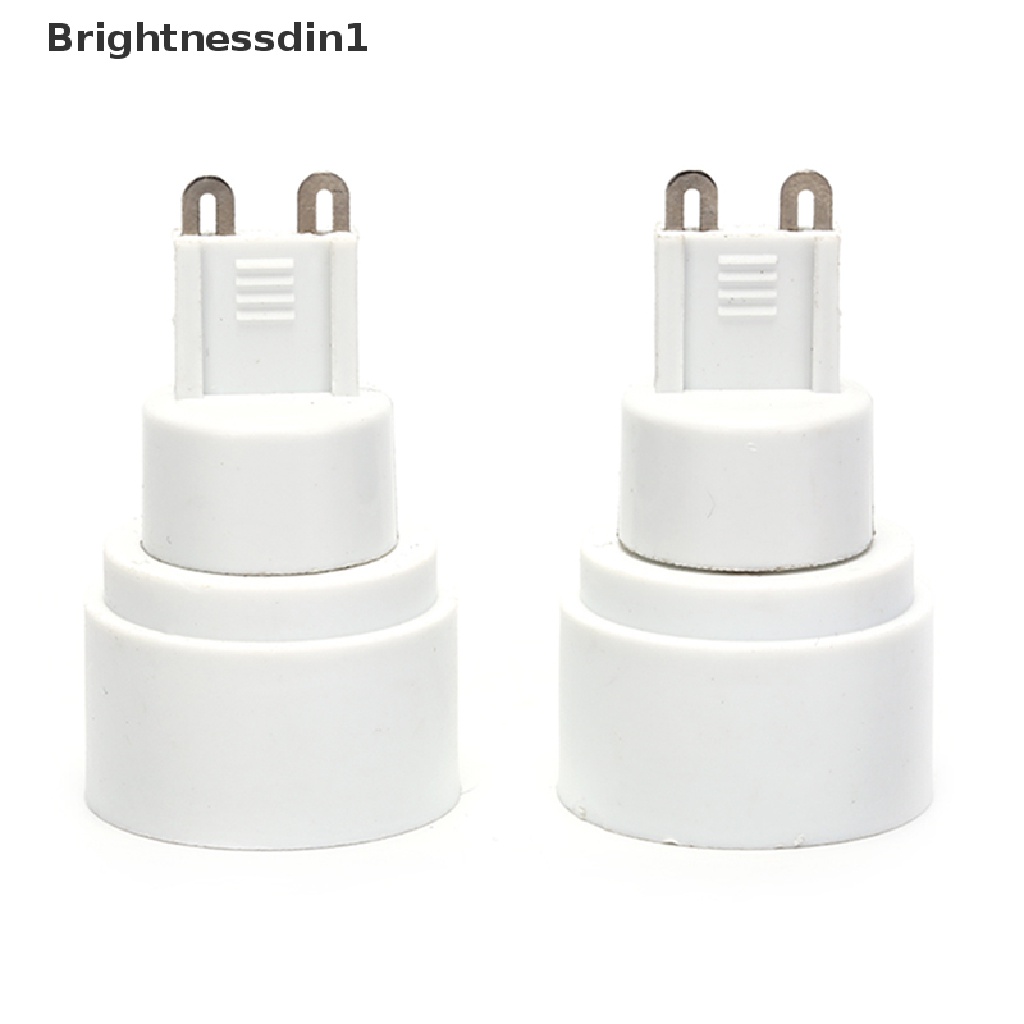 [Brightnessdin1] Adaptor G9 Ke E14 Bahan Berkualitas Tinggi Tahan Api socket adapter Lampu LED Bohlam Jagung Butik