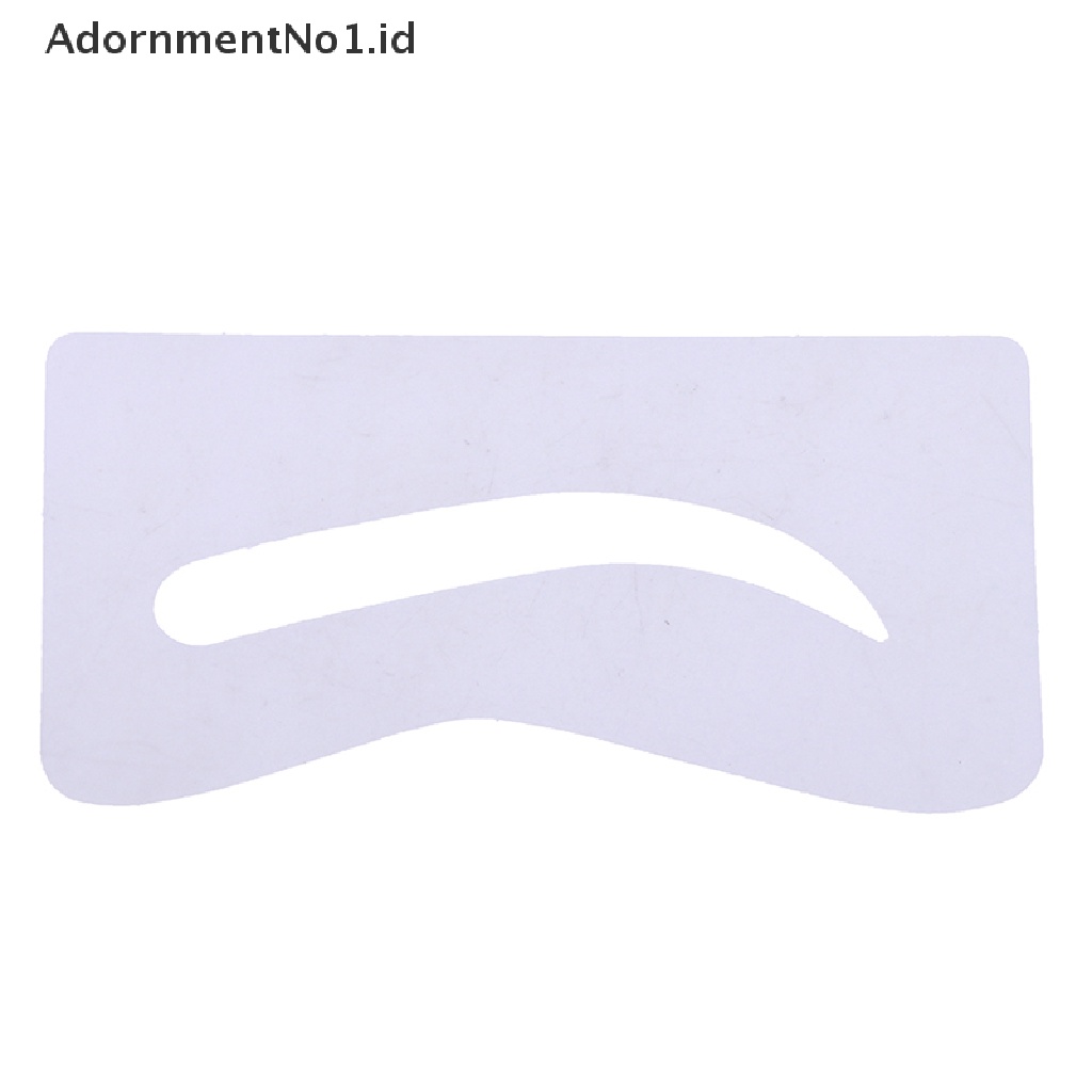 [AdornmentNo1] 10pasang Pembentuk Alis Membentuk Stensil Grooming Charm Brow Card Template Makeup [ID]