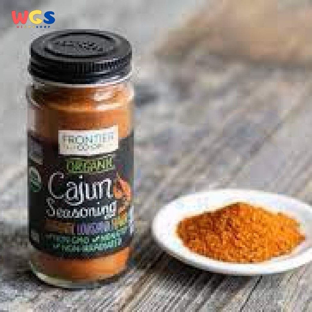 Frontier Organic Cajun Seasoning Authentic Louisiana Flavor No GMO 59g